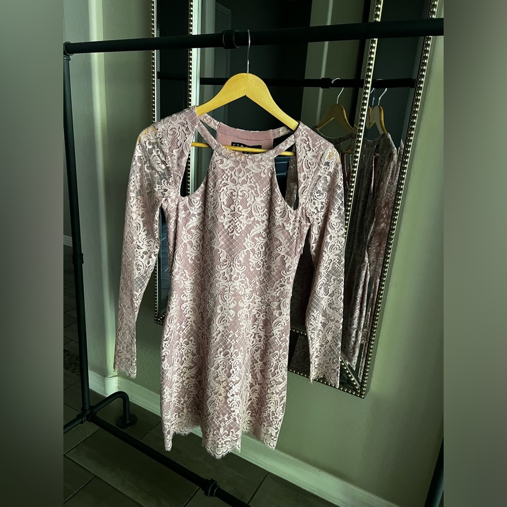 For Love And Lemons: Long Sleeve Lace Dress